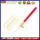 French Crochet Embroidery Tambour Beading Hoop Hook with 3 Needles DIY Craf