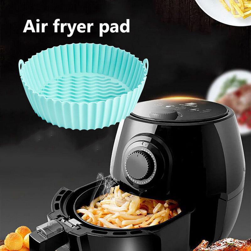 Silicone Air Fryers Basket Replacemen Grill Pan Bakeware for Oven Steamer Cooker