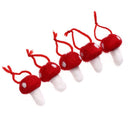 Decorations Wedding Xmas Tree Christmas Mushroom Mushroom Hanging Ornament Felt