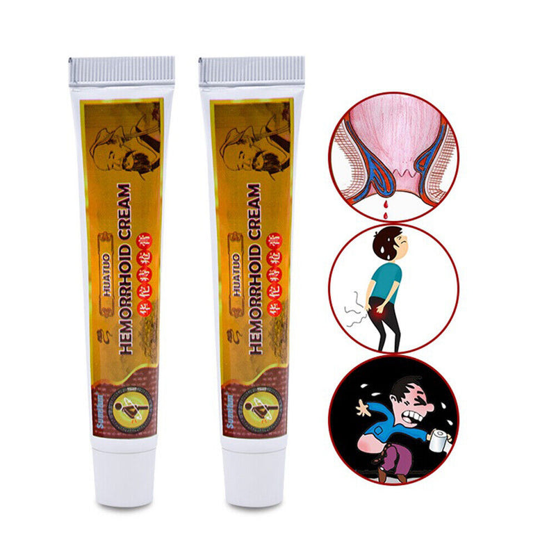 Hemorrhoid Ointment Powerful Treatment External Anal Fissure Relief Pain Product