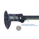 0-150mm Electronic LCD Screen Vernier Caliper Measuring Gauge Tool (Black)