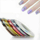 30Pcs Mixed Colors Rolls Striping Tape Line DIY Nail D4R0 Decoration~St P4E1
