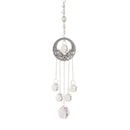 Crystal Wind Chime Crystal Round Ball Dream Catchers Wall Window Balcony Decor