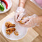 100pcs Transparent Disposable PE Sanitary Gloves for Restaurant Kitchen BBQ