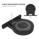 1pc Smart Bluetooth-compatible Speaker Wall Bracket Outlet Holder (Black) Newly