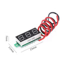 Everpert Mini Voltmeter, Digital, LED Display, DC 2.5-30V, Voltage Tester, 0.2