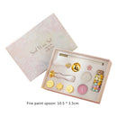 #A Retro Stamps Wax Seal Kit DIY Wedding Invitations Decorative Sealing Tools