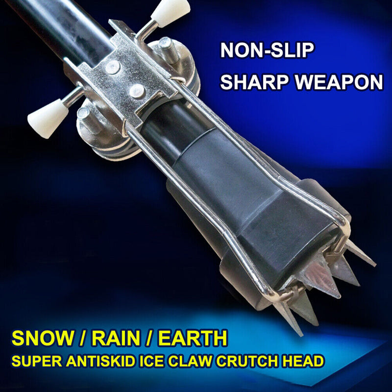 Ice Walking Claw Crampon Sticks Ice Snow Anti Brief Trekking Pole Accessories