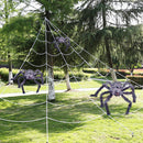 #A 7m Simulated Spider Creative Weird Halloween Spider Silk Rope for Haunted H