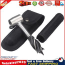 Outdoor Camping Manual Hand Auger Wrench Survival Settlers Tools with Case Newly
