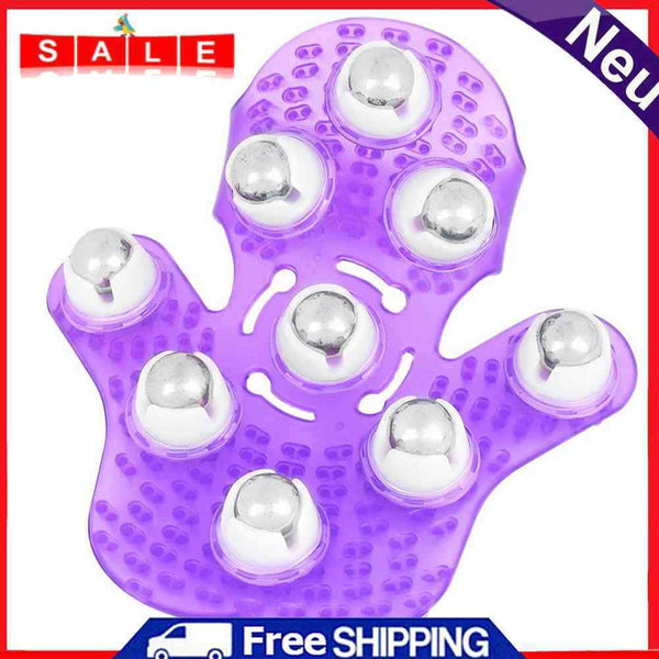 Body Roller Ball Anti-cellulite Massage Glove for Neck Back Shoulder Buttocks