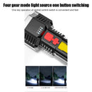 5xLED+COB Bead Strong Flashlight USB Rechargeable Portable Waterproof Torch