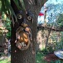 Decoration Wall Decoration Tree Faces Decor Bird Feeder Old Man Face Sculpture