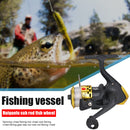 Spinning Reel 3BB Spool Wire Cup Gear Ratio 5.1/1 Sea Fishing Reel (Yellow)