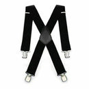 Men 50mm Extra Wide Adjustable Elastic Mens Suspenders ClipOnHot SA HOT V1G2