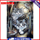 Diamond Painting Cat Full Round Drill Picture of Rhinestone DIY Drawing Kit