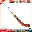 Portable Fiberglass Ice Fishing Rod Spinning Winter Fishing Pole (40cm) Newly