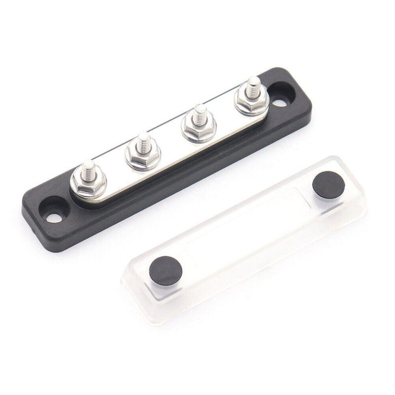 Bus Bar 48V 100 Amp Busbar with Clear Cover for Truck Boat RV (AOA1135-A) Newly