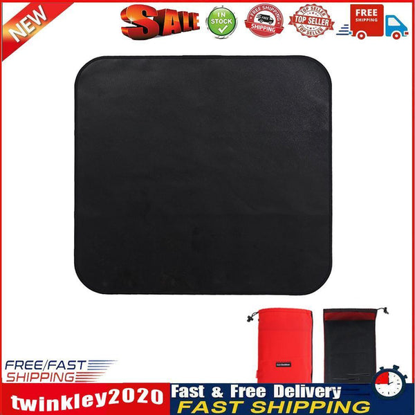 Camping Barbecue Fireproof Mat Grill Silicone Splatter Mat (450x370mm) Newly