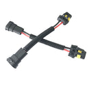 2pcs 9005 9006 Female to H11 Male Wiring Harness Adapter Socket for Headlight
