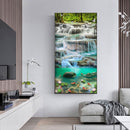 Waterfall Oil Paint By Numbers DIY Handpainted on Canvas Wall Art Picture Crafts