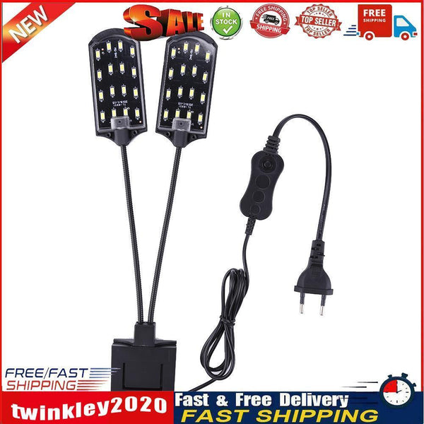 15W LED Waterproof Aquarium Light Fish Tank Aquatic Plants Grow Clip Lamp Newly