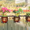 Garden Balcony Flower Stand Flower Basketball Holder Flowerpot for Wall Decoration