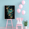 DIY Oil Paint By Numbers Butterfly Frameless Picture Craft Kit for Living R