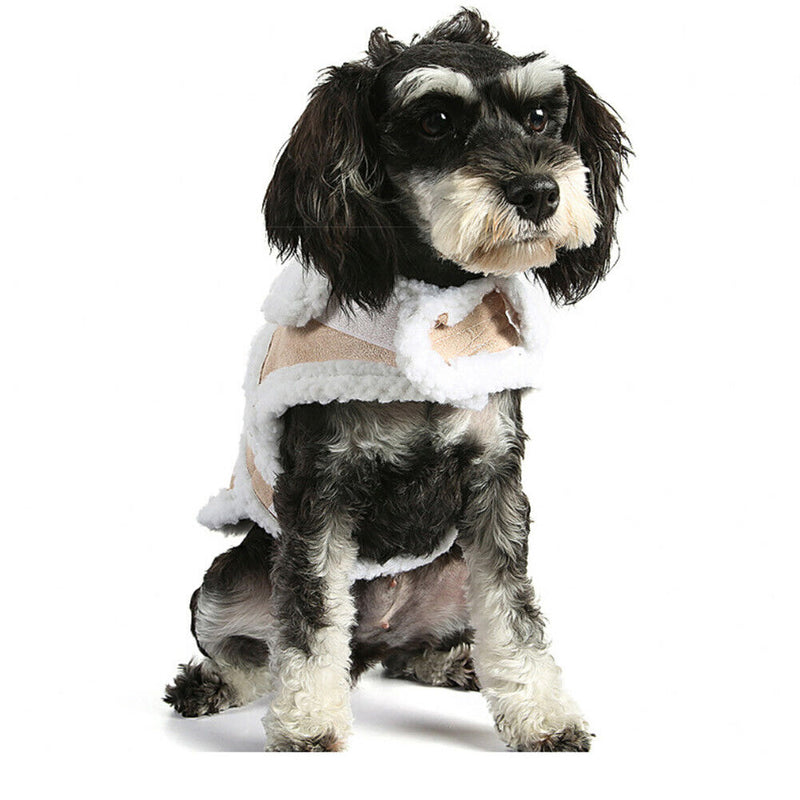 Winter Pet Clothing Dogs Warm Thicken Clothes Puppy Large Jackets (L) Newly