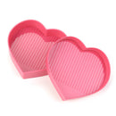 Plastic Heart Shape Rhinestone Drill Plate Tray 5D Diamond Painting Accessories