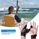 Outdoor Fishing Fingerless Gloves LED Flashlight Camping Hiking Cycling Gloves