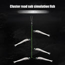#A Soft Fishing Lures Group Set PVC Artificial Bait Worm Crankbait Accessories