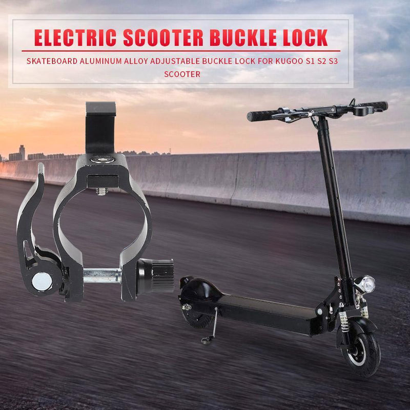 Skateboard Aluminum Alloy Adjustable Buckle Lock for Kugoo S1 S2 S3 Scooter