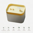 Auto Cat Water Fountain Pet Water Dispenser Feeding Bowl (Yellow Straight) Newly