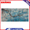 A Plum Blossom Oil Paint By Numbers Kits 3 Panel DIY Picture Home Decorations