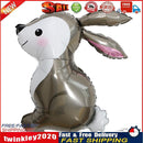 Large Happy Easter Balloon Aluminum Film Cartoon Animal Toys (Grey Rabbit) Newly