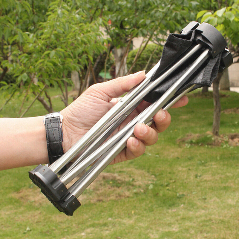 Aluminum Portable Stool Footstool for Camping Beach BBQ Folding Fishing Chairs