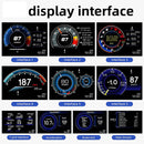 Head Up Display Auto Display Digital Odometer Security Oil Temp RPM