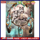 5D DIY Full Drill Diamond Painting Wolf and Dream Catcher Cross Stitch Kit