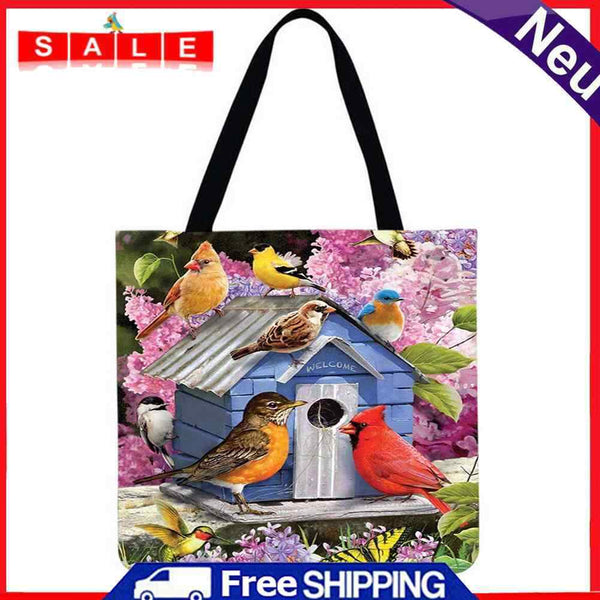 The Dragon Good Garden Lady Bungalow Printed Shoulder Bag Shopping Bag