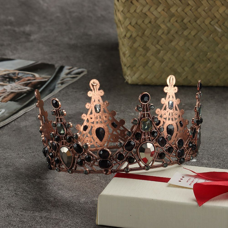 Women Tiara Bridal Hair Accessories Baroque Queen Crown Wedding Crown