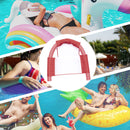 Water Floating Noodle Net Chair/Swimming Net Pocket Foldable Pool Toys (E) Newly