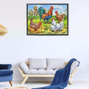 5D Diamond Painting Kit DIY Chicken Coop Full Round Drill Mosaic Pictures