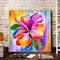 Blooming Flower Oil Paint By Numbers DIY Handpainted Home Decoration Unfram