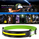 Portable LED Headlamp Lightweight COB Type-C Fast Charging Working Headligh