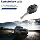 3 Buttons Remote Car Key Fob Case Shell for  E81 E46 E39 E60 E61 E63 E38 E83