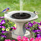 Solar Rotating Petal Fountain Pool Adjustable 3 Gear Floating Water Nozzle