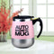 Stainless Steel Self Stirring Mug Auto Electric Coffee Mixing Cup (Pink)