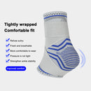 Anti Skid Sports Compression Ankle Strap Elastic Foot Protective Pad (M) Newly