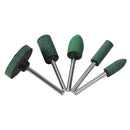5pcs/set Cylindrical Conical Rubber Grinding Heads Polishing Abrasive Tool Newly